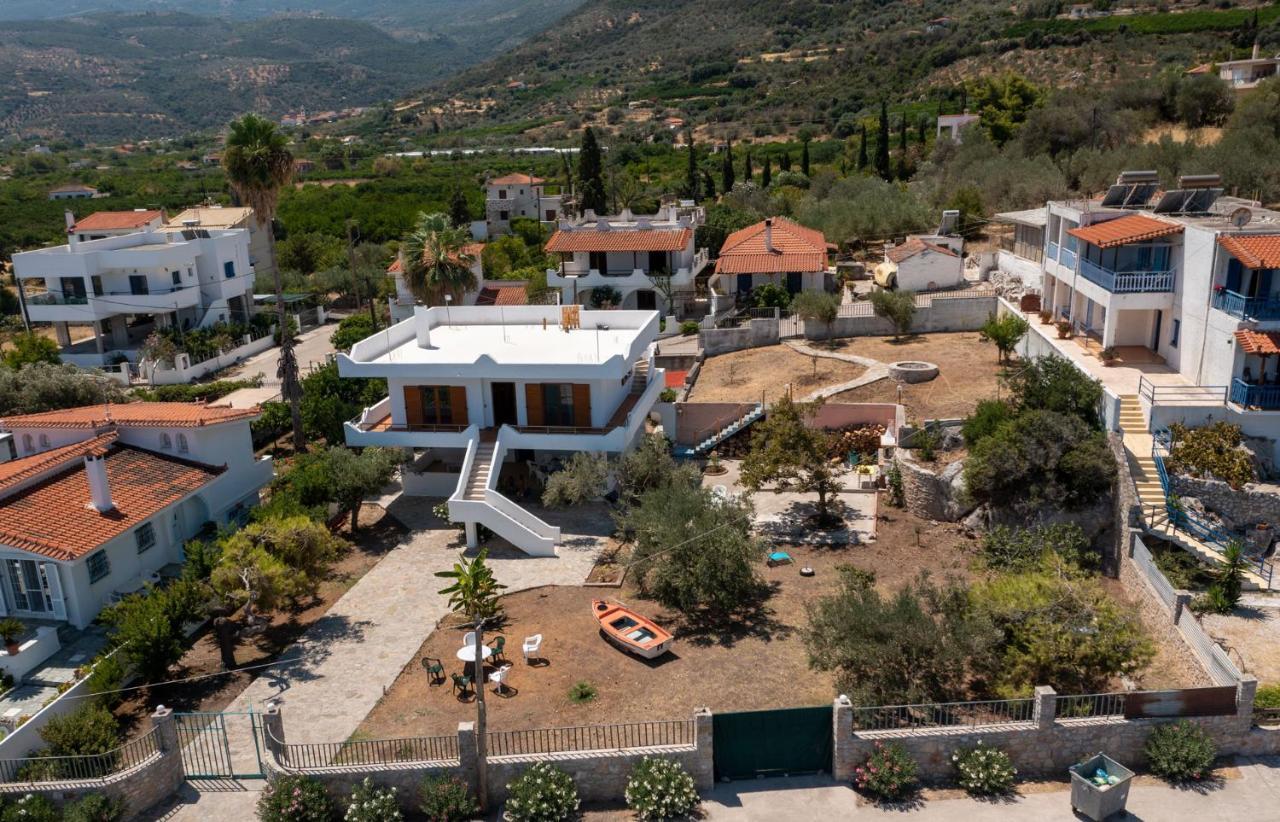 Villa In Kalloni Direkt Am Meer, Tolle Aussicht 外观 照片